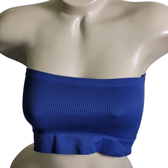 Intimately Free People Bandeau in Blue Tube Top - M/L - Picture 1 of 5
